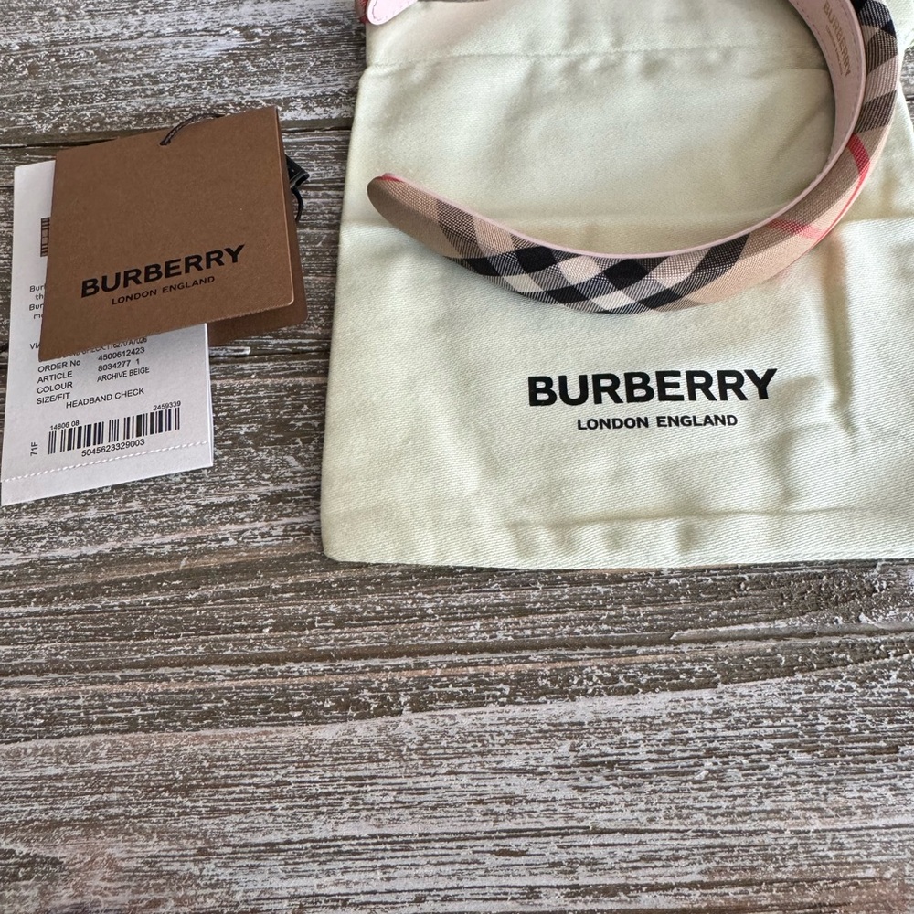 Burberry Headband Small Classic Check Style